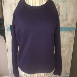 Cold shoulder sweatshirt!